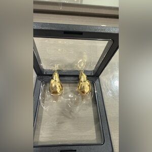 Elegant Gold Teardrop Earrings